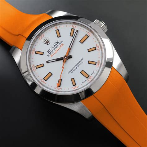 orange strap rolex